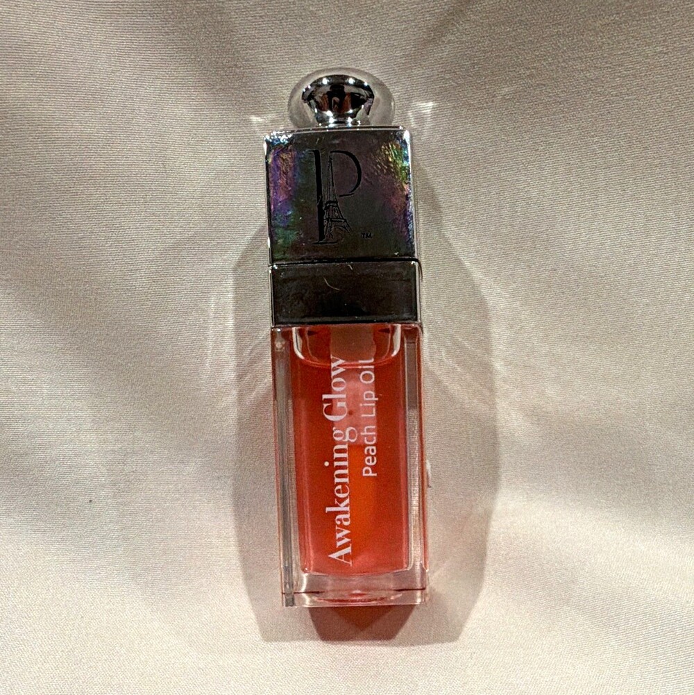 La Preidire Prestige Awakening Glow Lip Oil Peach Shade Shine Liquid Peach Scent